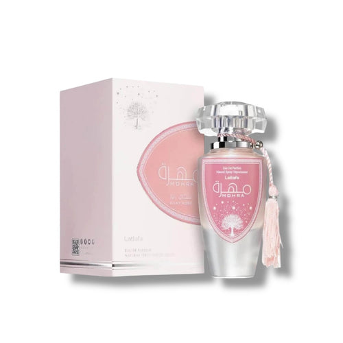 Lattafa Mohra Silky Rose (100 ml) – Inspired by Penhaligon’s The Favourite