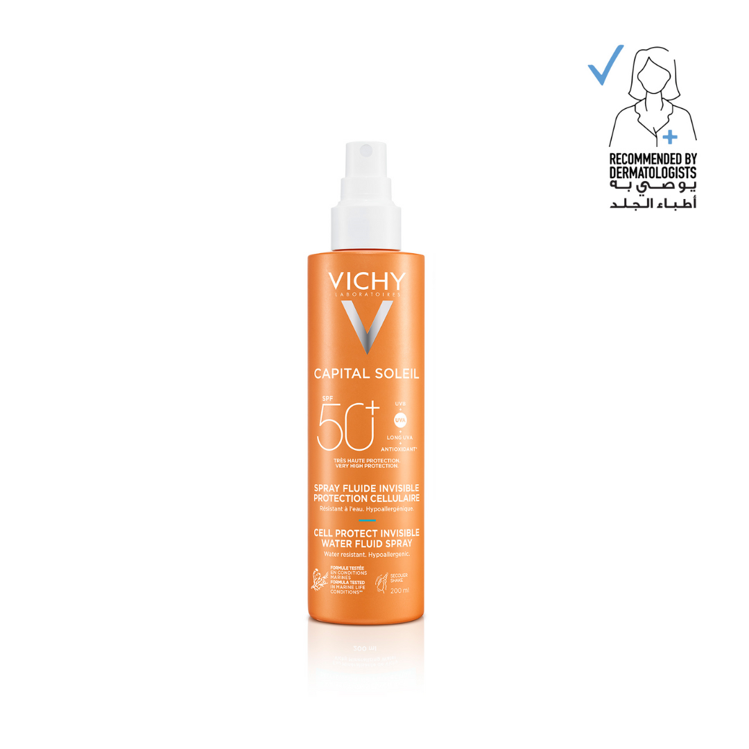 Vichy Capital Soleil Invisible Fluid Sunscreen Spray SPF50+ 200ml