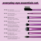 Real Techniques Everyday Eye Essentials Brush Set by Fattal Beauty - Precision Eye Makeup Tools