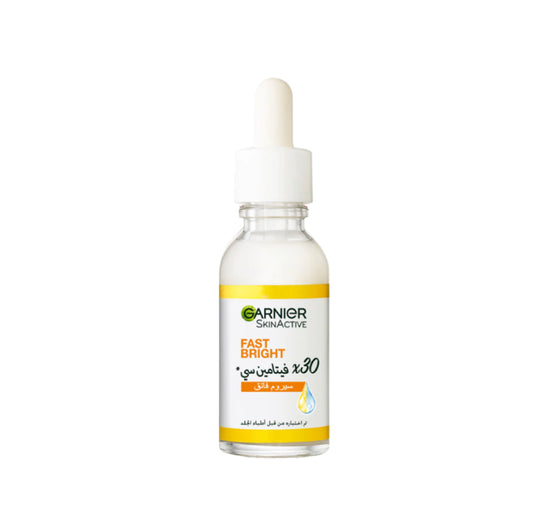 Garnier Fast Bright [3.5%] Vitamin C, Niacinamide, Salicylic Acid - Brightening Booster Serum