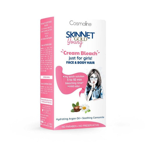 Skinnet Gold Cream Bleach Facial & Body, 25+50ml