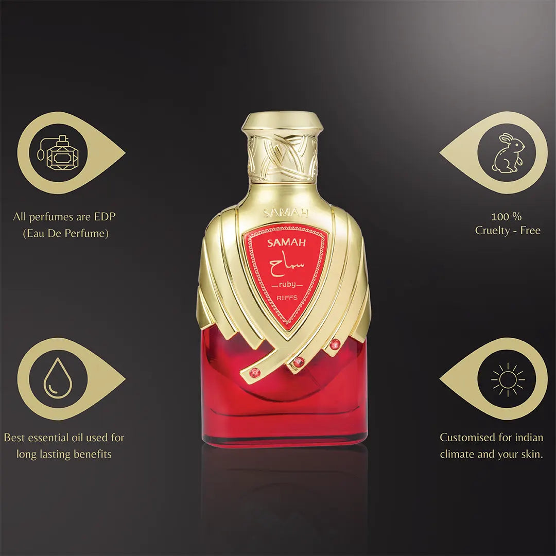 Samah Ruby Floral Amber Eau de Parfum by Riiffs 100ml