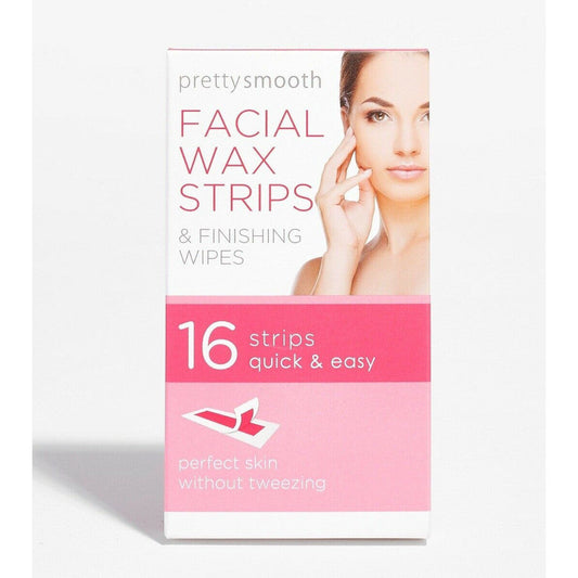 Face Facts Pretty Smooth Facial Wax Strips - 16 Strips