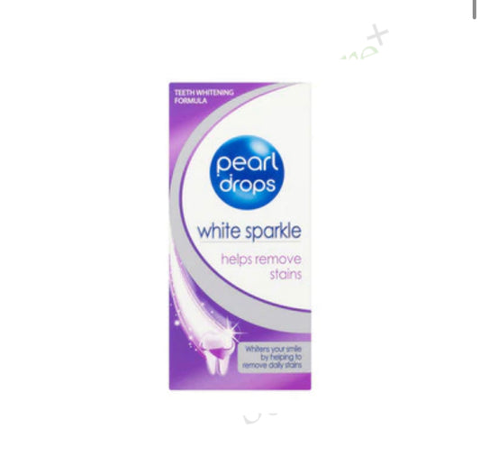 Pearl Drops White Sparkle 50ML