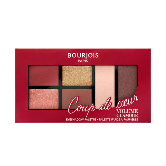 Bourjois Coup De Coeur Volume Glamour Eyeshadow Palette - 01 Intense Look