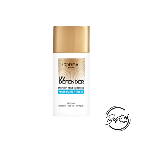 L’Oréal Paris UV Defender Sunscreen SPF50+/PA++++ - Moisture Fresh